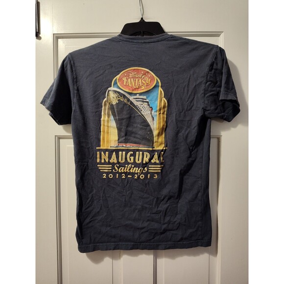 Disney Cruise Line Fantasy Inaugural Sailings 2012 2013 T-Shirt Women’s Small - Picture 4 of 10
